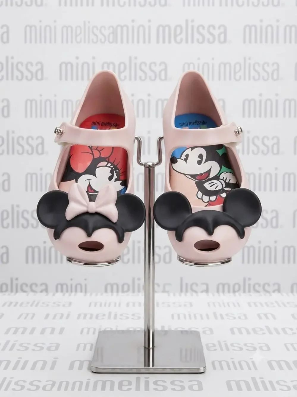 Mini Melissa Disney Minnie Mickey Mary Jane Jelly Shoes Toddler US 6